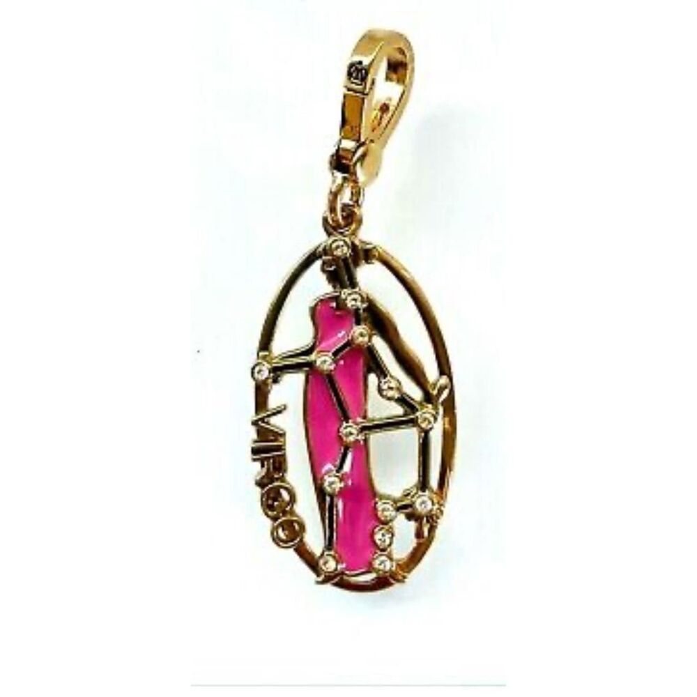 juicy couture gold Aquarius zodiac charm/pendant jewelry necklace bracelet IOB